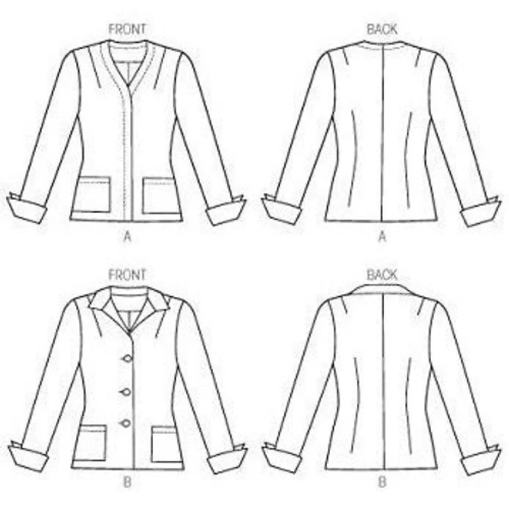 McCall's Sewing Pattern 6995‎ Jackets Misses Size 14-22